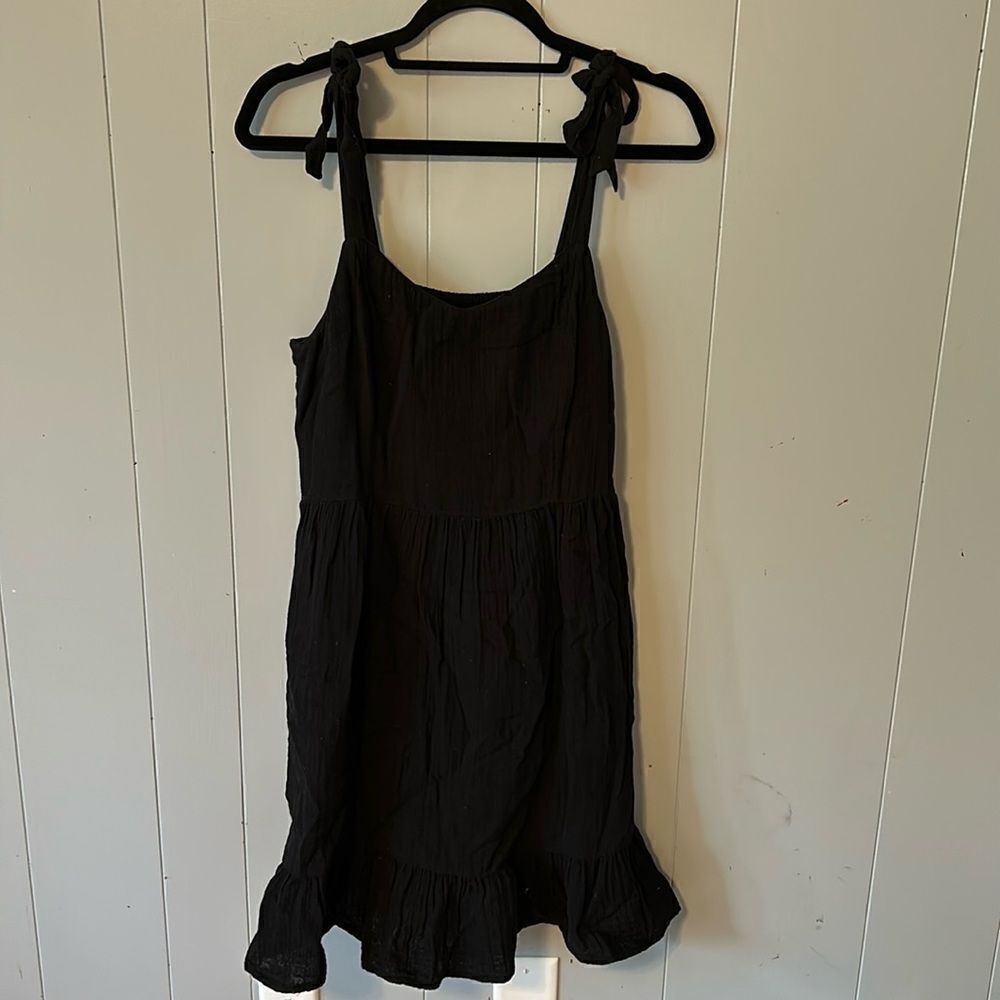 Old Navy Black Gauze Dress Size Medium